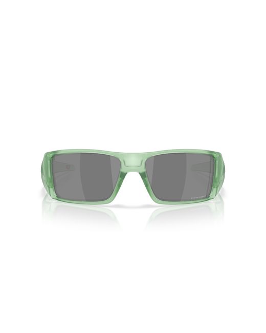 Oakley Black Heliostat Sunglasses - Color: Matte Transparent Jade for men