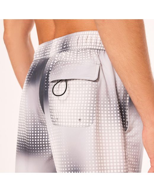 Oakley Pink Sand Pixel Rc 16 Beachshort - Color: Gray for men