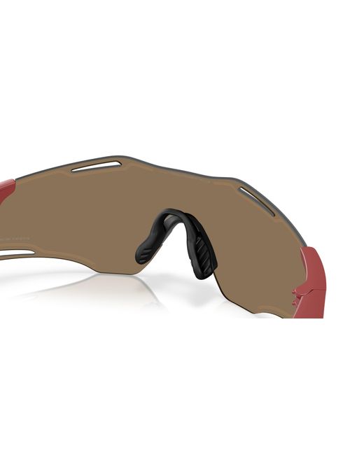 Oakley Black Cybr Zero Sunglasses - Color: Red