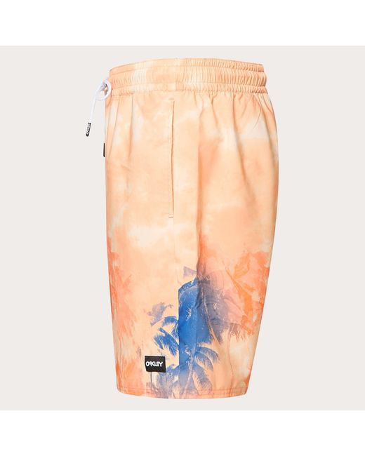 Oakley Pink Canary Palms Rc 18 Beachshort - Color: Orange for men