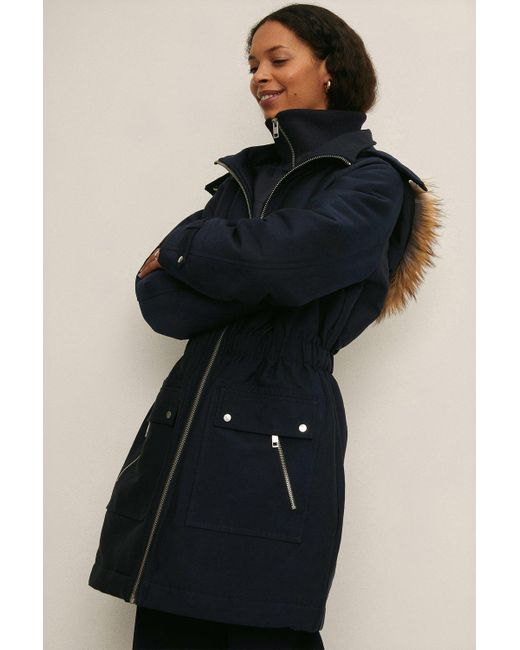 Oasis black clearance parka