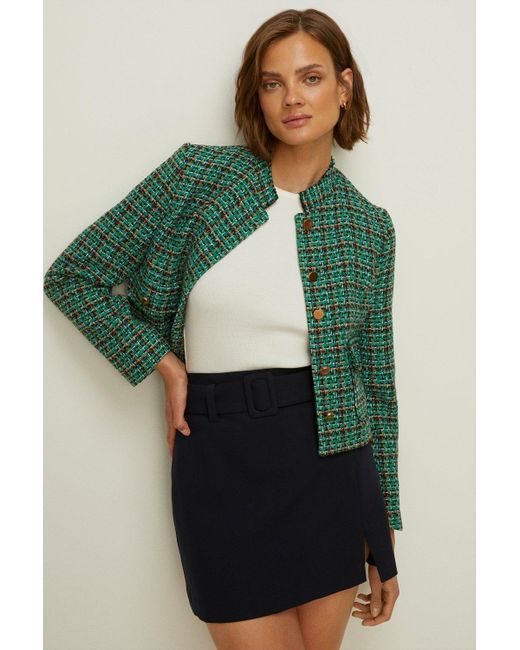 Oasis green 2025 mini skirt