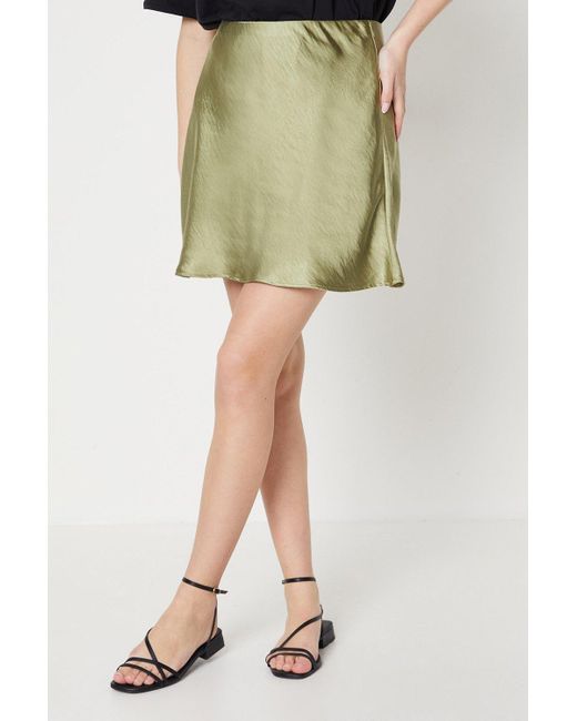 Oasis rib bias cut skirt cheap