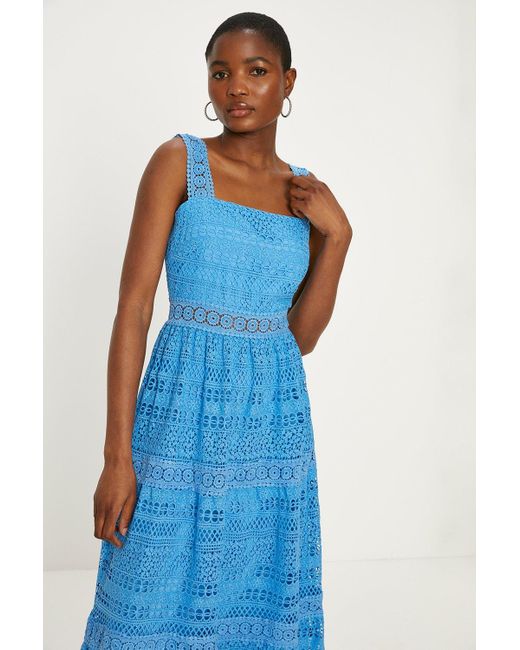 Oasis blue shop dress