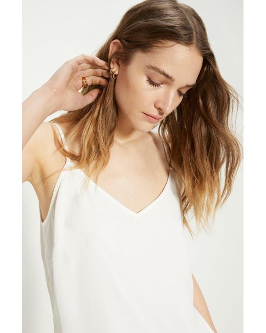Oasis White Essential Woven Cami Top