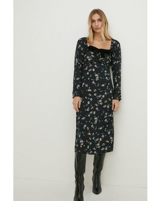 Velvet top skirt oasis