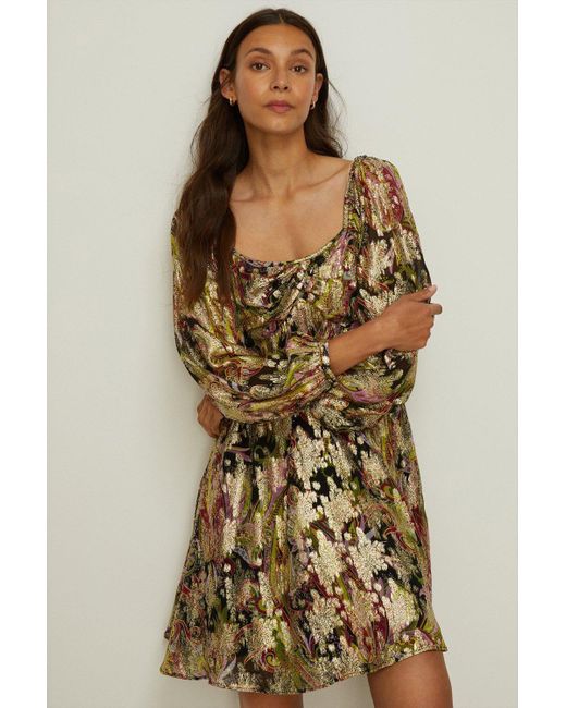 Oasis animal top skater dress