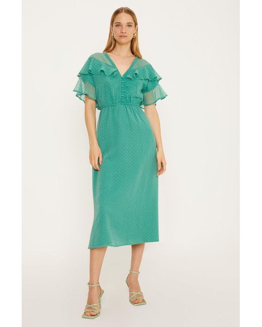 Oasis shop chiffon dress