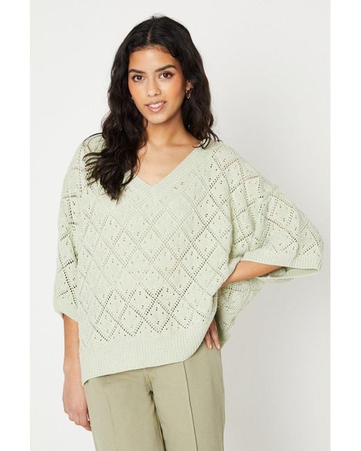 Slouchy v deals neck sweater