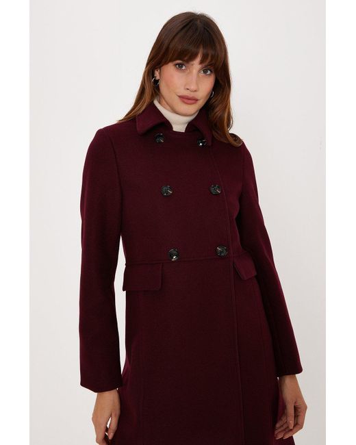 Oasis Red Smart Dolly Coat