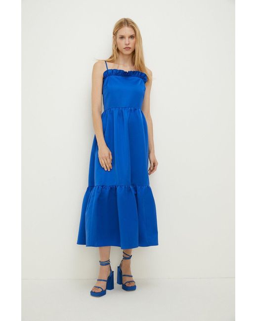 Oasis blue dress sale clearance