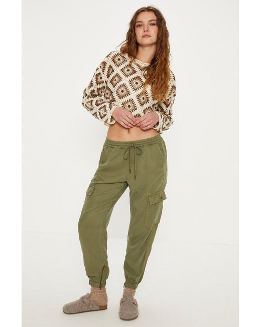 Oasis Green Ultimate Cargo Trouser