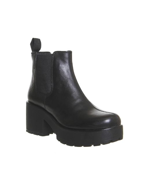 vagabond dioon elastic chelsea boots