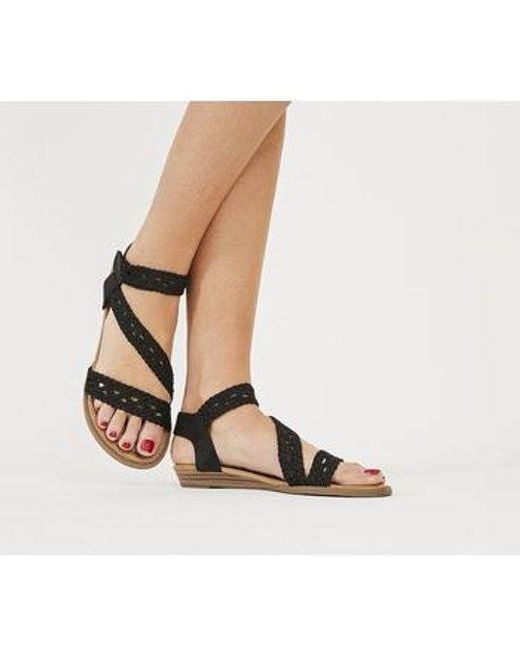blowfish malibu black sandals