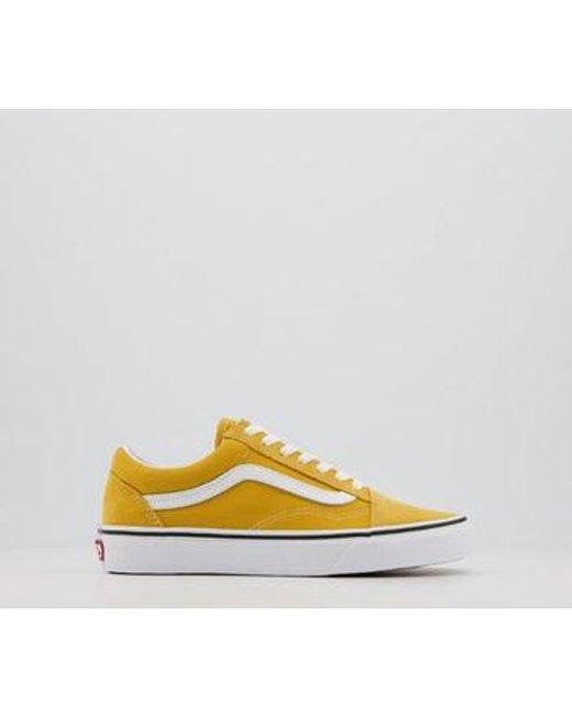 vans old skool yellow womens
