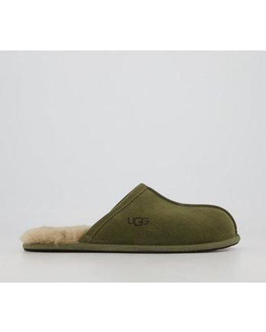 ugg leather scuff slipper