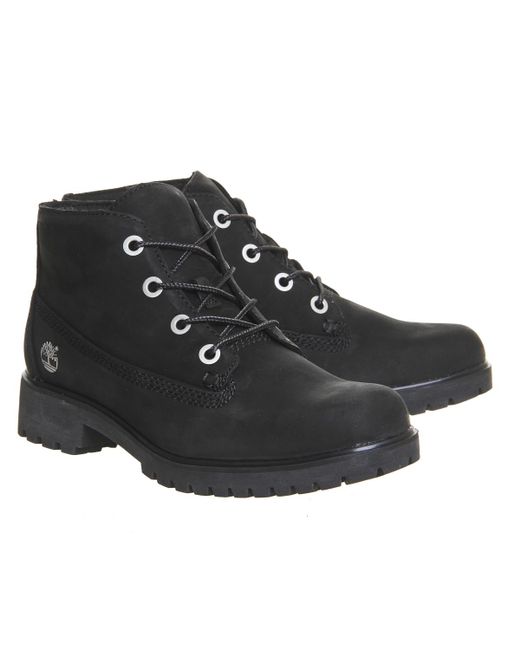 womens timberland black nellie chukka double boots