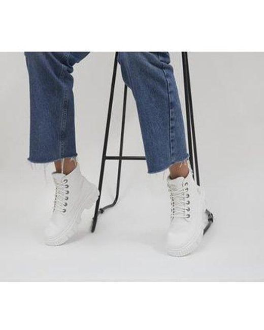 timberland greyfield boots white