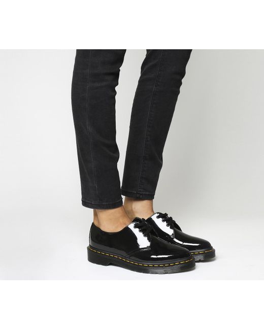 Dr. Martens Leather Dupree Pointed 3 Eye Shoes in Black for Men | Lyst  Canada
