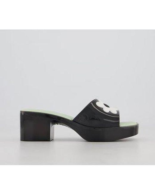 Melissa X Lazy Oaf Shape Sandals in Black - Lyst