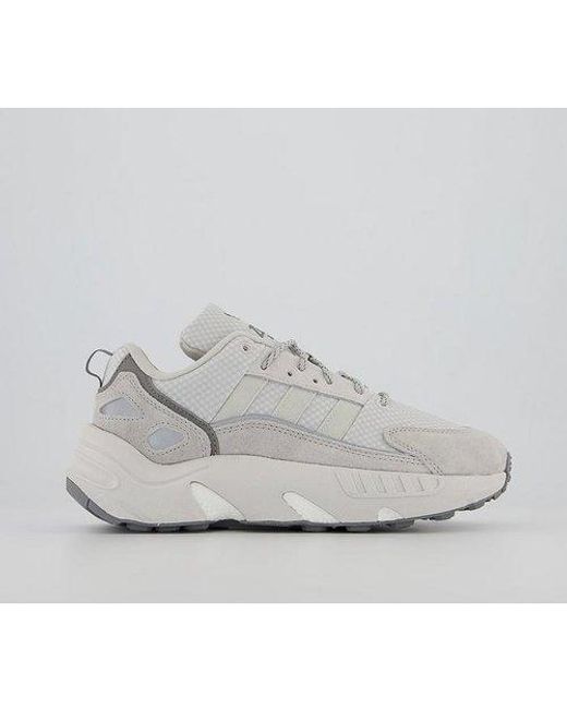 adidas Rubber Zx 22 Boost Trainers in Grey (Gray) | Lyst