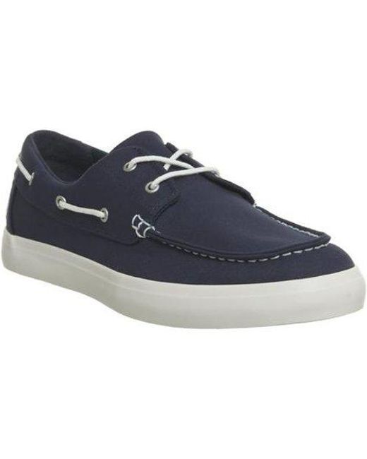 timberland canvas boat shoes