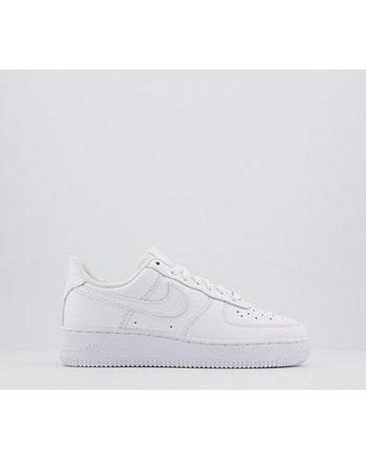 Nike Leather Air Force 1 07 Trainers F 