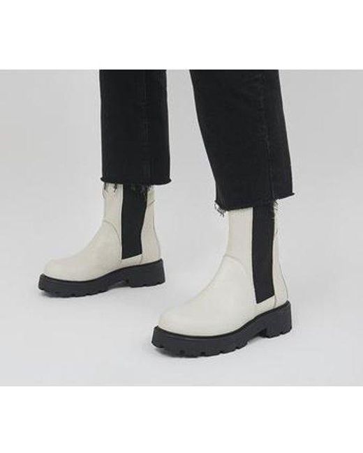 Vagabond Cosmo 2.0 High Chelsea Boots in White - Lyst