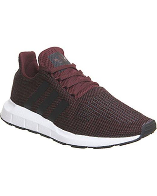 adidas swift run in rosso per gli uomini lyst adidas swift run in rosso per gli uomini lyst