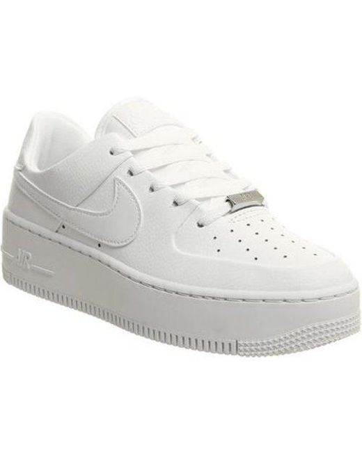 white air force trainers