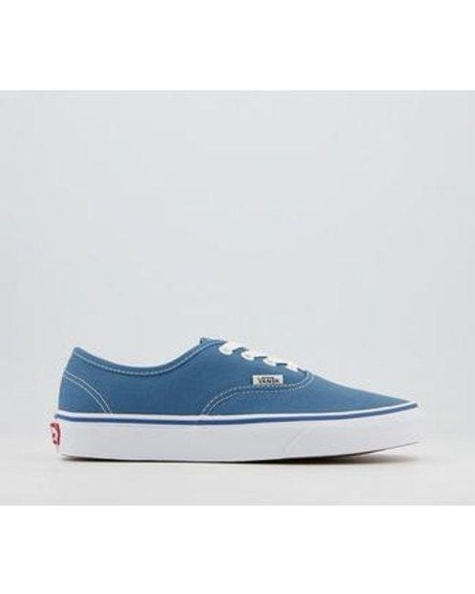vans navy blue authentic