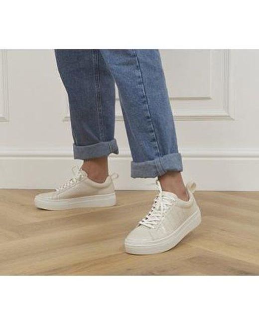 Vagabond Leather Shoemakers Zoe Platform Sneakers in White - Lyst