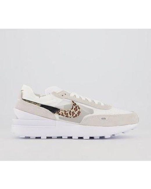 Nike Waffle One Trainers in White Lyst