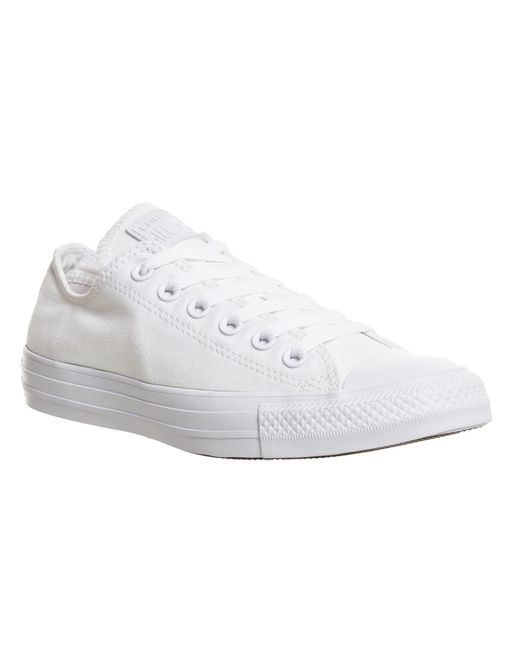 Converse All Star Low in White for Men - Save 12% | Lyst