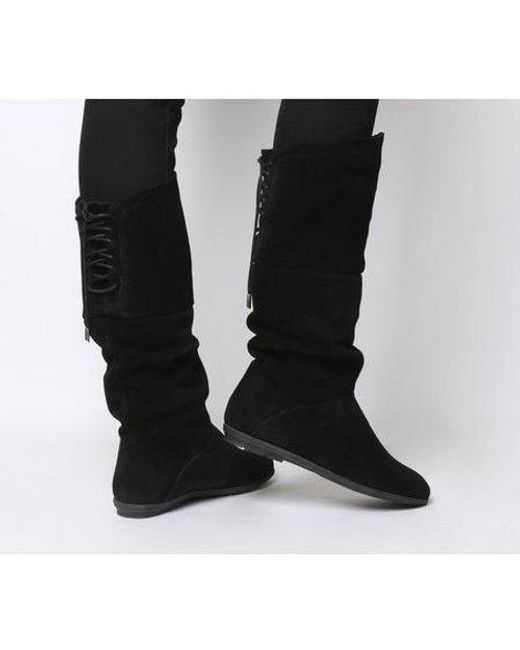 office suede boots