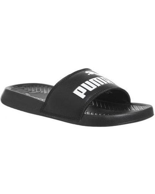 puma popcat swan slides