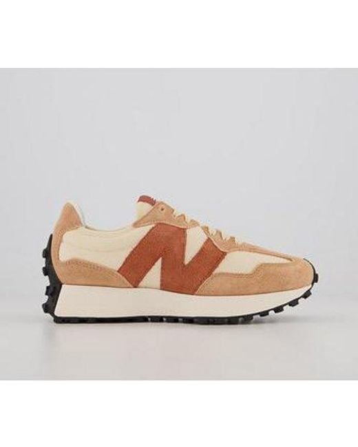 New Balance 327 Trainers in Tan (Brown) for Men Lyst