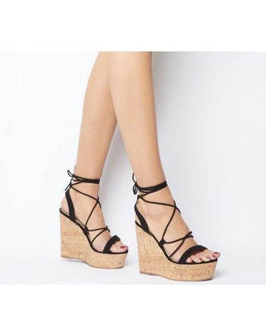 chunky wedge heels