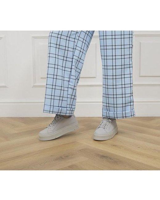 grey platform trainers