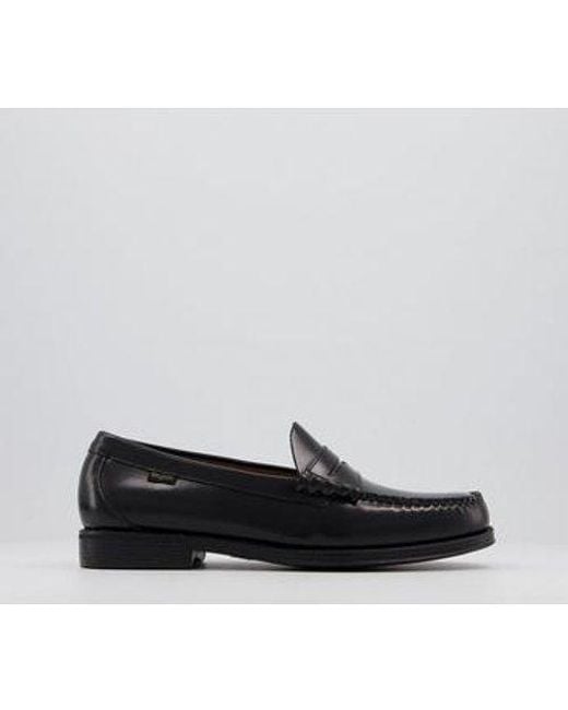 G.H. Bass & Co. Leather & Co Easy Weejun Penny Loafers in Black for Men -  Lyst