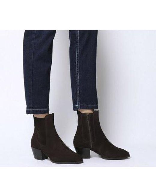 Buy Womens Brown Acclaim- Chelsea Boot With Feature Western Heel E Online  in Bahrain. 518518351