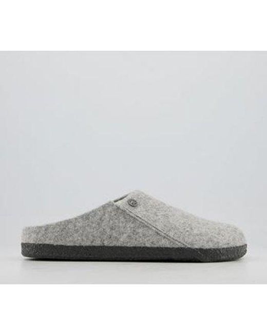 Birkenstock Zermatt Slippers M in Grey (Gray) for Men Lyst