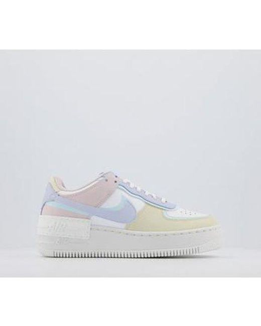 nike air force shadow summit white glacier blue