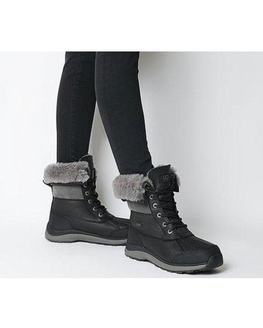 ugg black adirondack