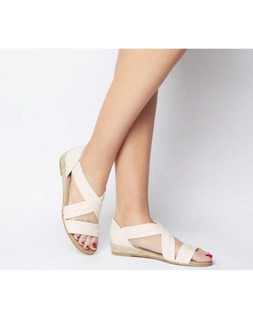 hallie cross strap espadrilles