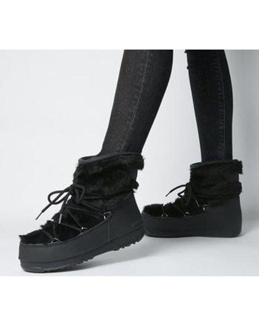 moon boot low fur