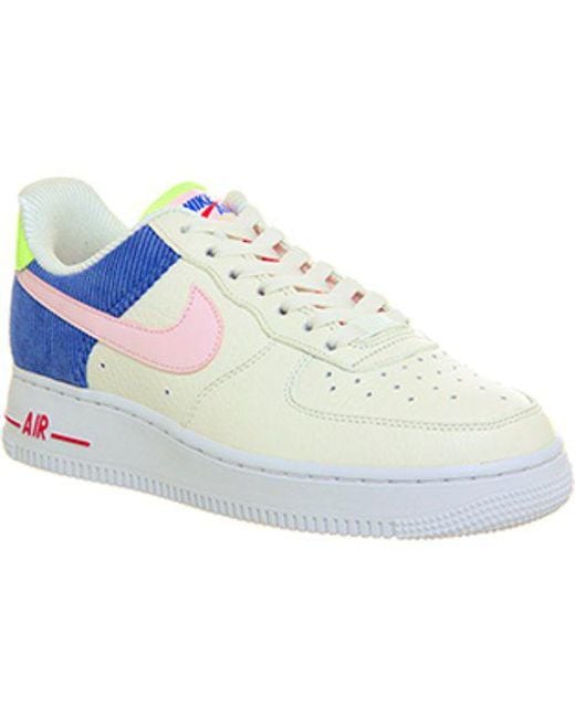 lyst nike air force 1 07 f in rosa per gli uomini. lyst nike air force 1 07 f in rosa per gli uomini.