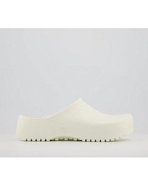 Birkenstock Super Birki Clogs in White | Lyst