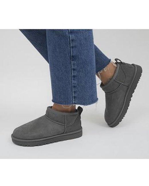 mini gray uggs