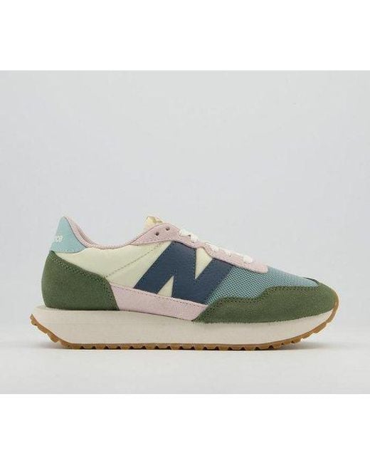 New Balance Ws237 Trainers Rubber in Green Lyst UK